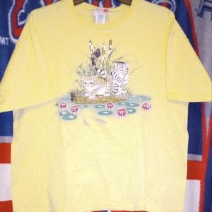 Vintage Morning Sun Two Cat T-shirt